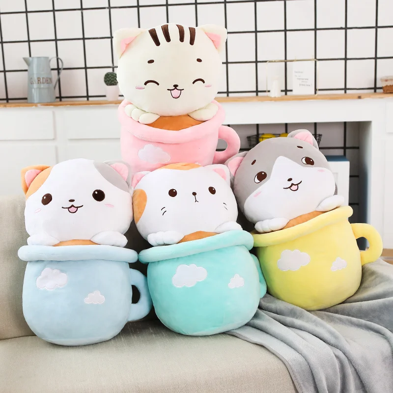 Новое поступление 2 в 1 одеяло плюшевая игрушечная кошка подушка каваи Мягкое