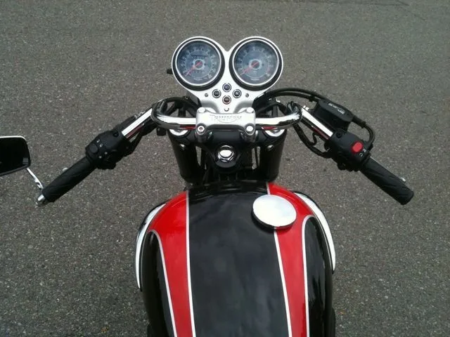 Chrome Кафе Racer 22 мм Рули Ручка Бар Cruiser Chopper 7/" Руль управления для Мотоциклов Harley Honda Triumph мотоциклы