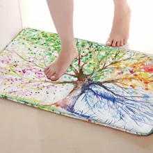 Дерево стиль коврик для ванной комнаты, смешной Противоскользящий коврик для ванной, занавески для душа s аксессуары, соответствующие вашей душевой занавеске