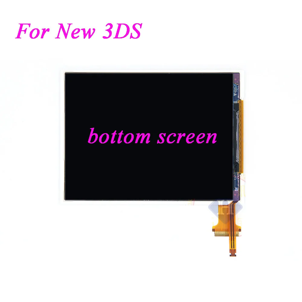 

1pcs - 10pcs Replacement Bottom Display For Nintendo New 3DS Lower LCD Screen down screen