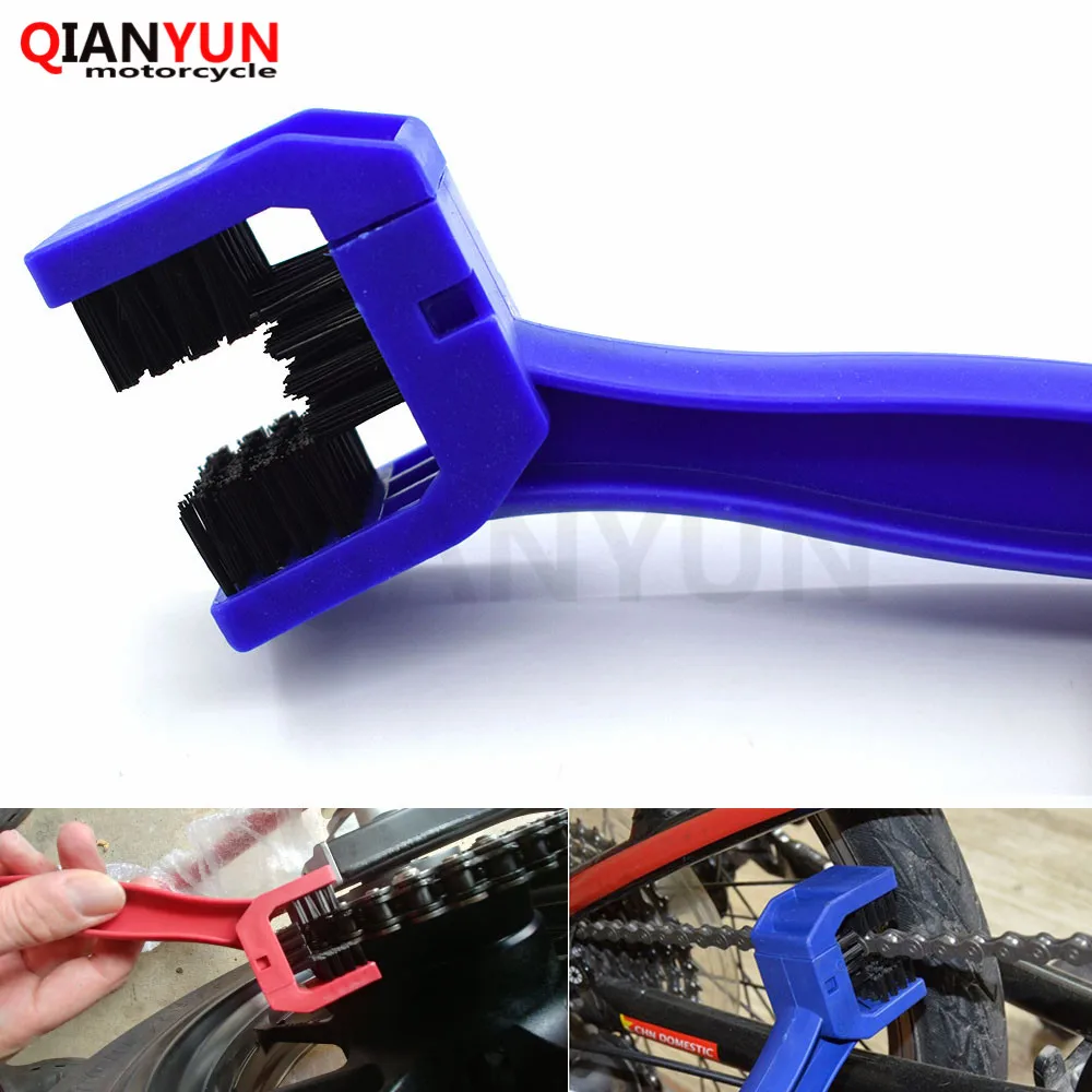 

Universal Motorcycle Bicycle Chain Gear Cleaning Brush Scrubber Cleaner Tools For Honda VTX1300 NC700 Hornet 250 VTR 250 VFR400