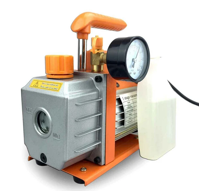 Одноступенчатый 2.5CFM 1/4HP микро вакуумный насос глубокий HVAC инструменты AC R410a R134 +