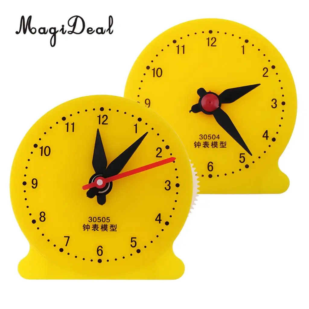 Math Clock Models Student Mathematics Teacher Teaching Instrument Tools Material Stationery Time Clock Primary School Supply