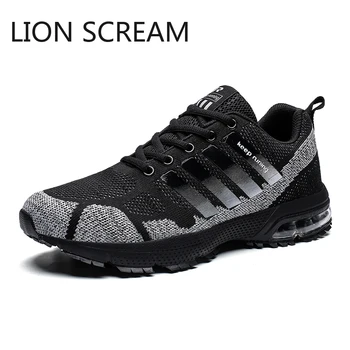 

Lion Scream Man Sneakers Women Running Shoes Light Sports Shoes Mens Trainers Unisex Zapatillas Hombre Deportiva Large Size 47