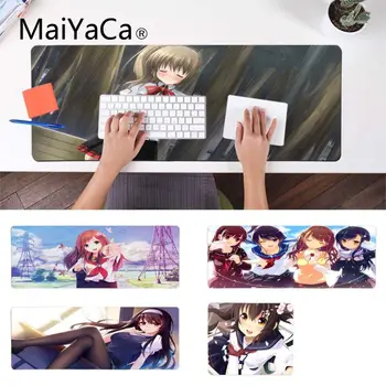 

MaiYaCa Vintage Cool school Anime girl gamer play mats Mousepad Laptop Gaming Lockedge Mice Mousepad Gaming Mouse Pad