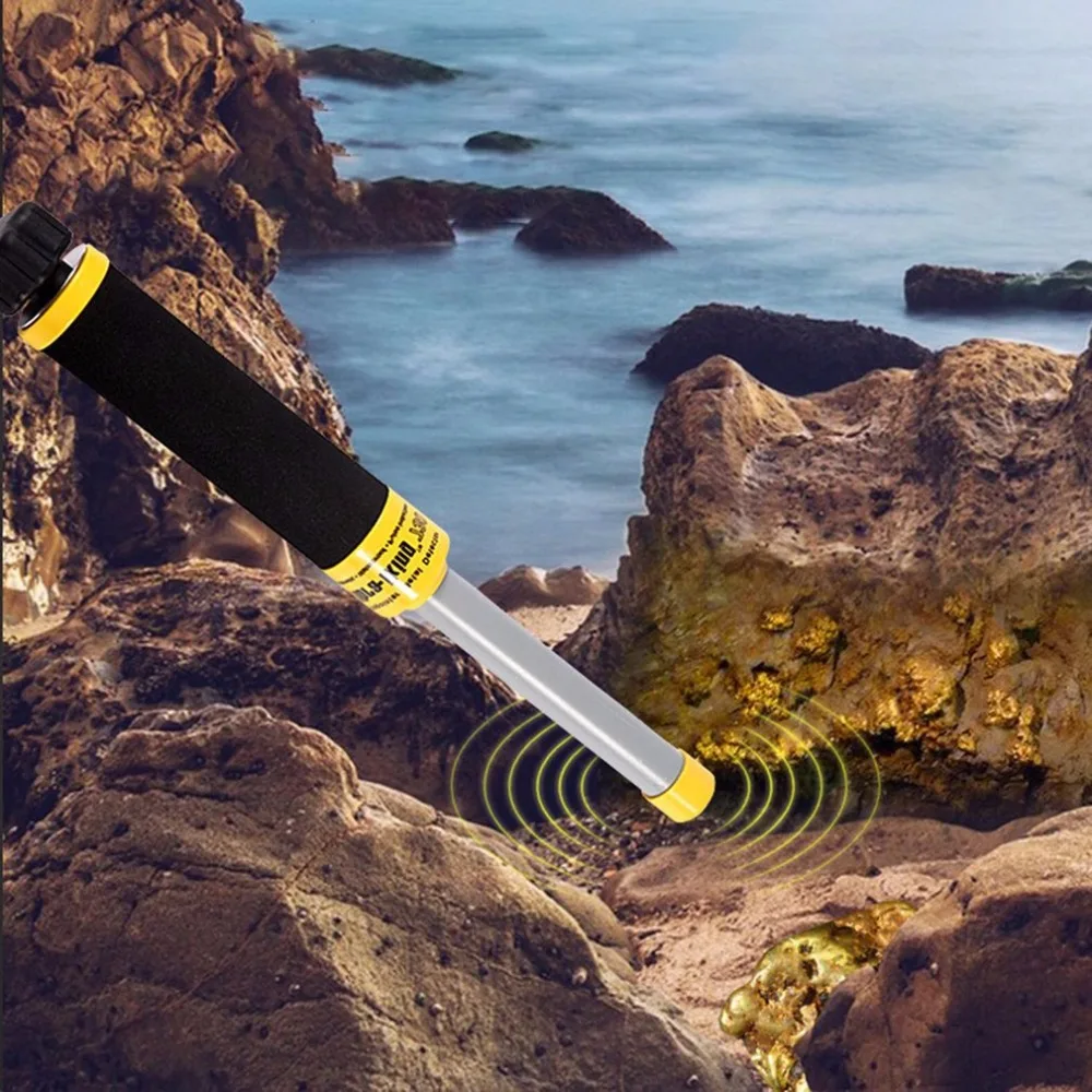 

PI-iking 730 Metal Detector Fully Waterproof Underwater Pinpointer Pulse Induction Portable Handheld vibration Metal Detector