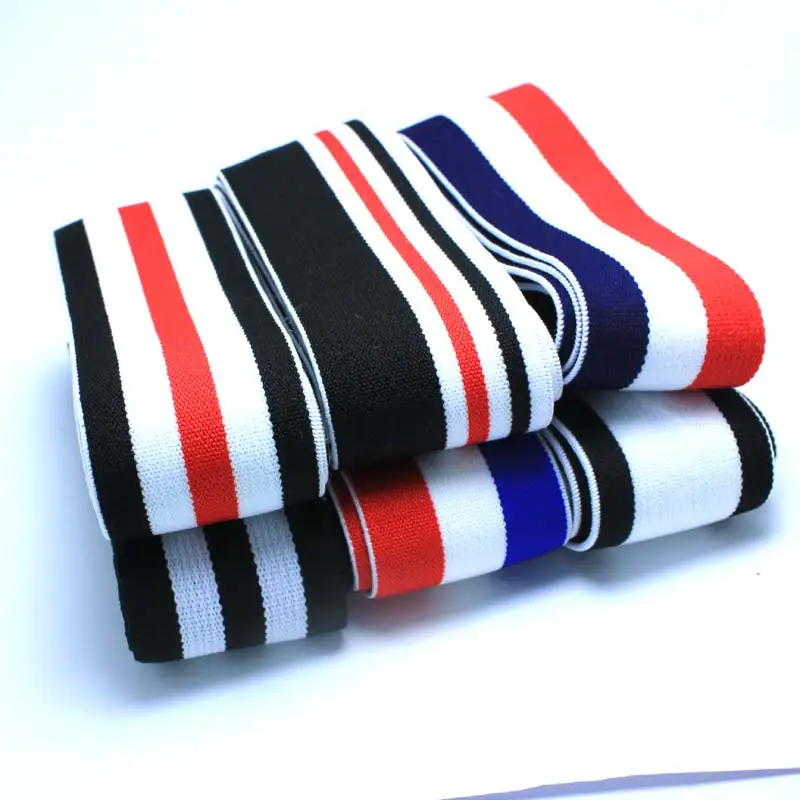 

About 4cm accessories high quality striped belt elastic band/thickening plus soft imported tight tight/rubber band