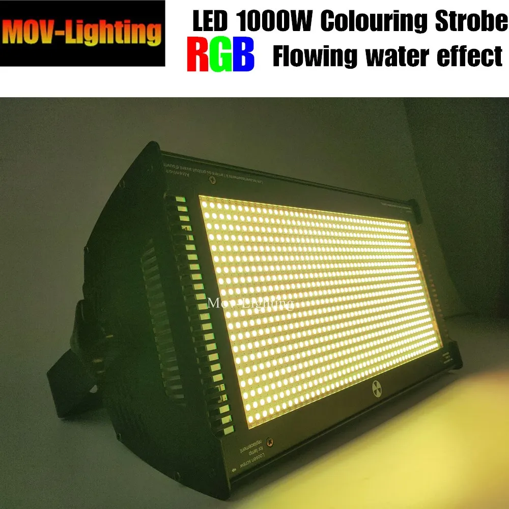 2pcs/lot 1000W Cree LED strobe light for dj disco party flash for stage