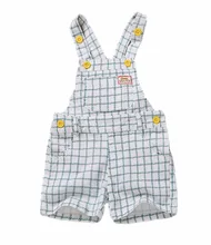 High Quality Recommed Baby Clothing Summer Overalls Babe Boys Girls Cotton Shorts Rompers Clothes Kids Plaid