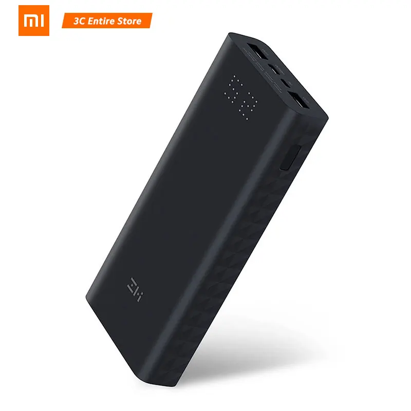 ZMI внешний аккумулятор 20000 мАч Быстрая зарядка QC3.0 батарея QB822 для iPhone зарядное