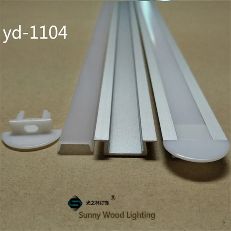 10 шт./лот 80 дюймов 2 м led алюминиевый профиль для 11 мм печатной платы бар свет hosing