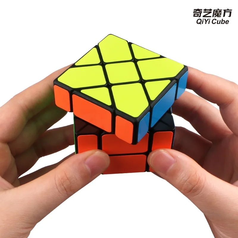 Qiyi speed 3X3X3 Fisher Cube, магические кубики, скоростная головоломка, Обучающие Развивающие игрушки для детей, cubo magico