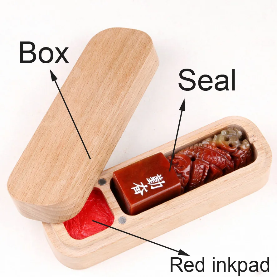 Red Stamp Pad Lightweight Chinese Yinni Pad Red Stamp Ink Pad for Bank  Office - AliExpress