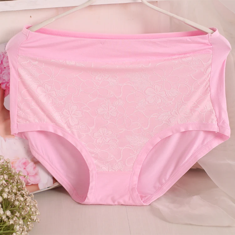 3pcs/lot 2017 new fashion bamboo fibre plus big size panties seamless panty women big size briefs high waist ladies' underwear