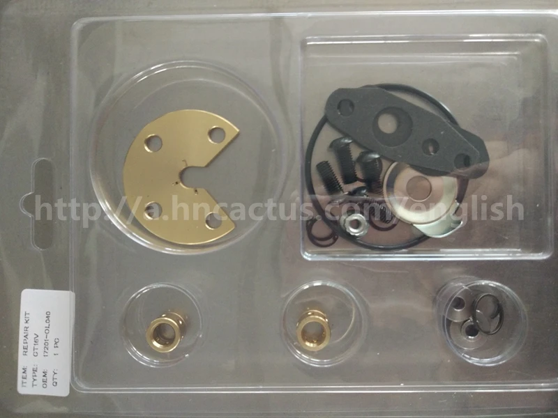

Turbo Repair Kit CT16V 17201-0L040 17201-30110 Rebuild Kit for Toyota Hilux HI-LUX D4D Landcruiser ViIGO 3.0L1KD-FTV