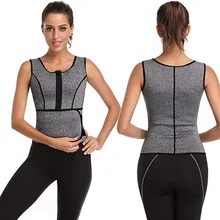 Дамы бег езда корсаж с эффектом сауны тренер неопрена тренировочный жилет Потеря веса Спорт Тренажерный зал