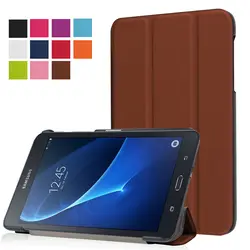 Для Samsung Galaxy Tab J Max 7.0 T280 T285 модные Стенд Fold Smart Cover Футляр В виде ракушки защиты для Samsung планшеты 7.0 дюймов