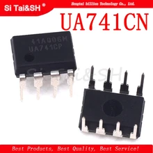 20PCS DIP8 IC UA741CN UA741CP UA741 OP Amp LM741 741 TI IC, Amp OP GP 1MHZ Original