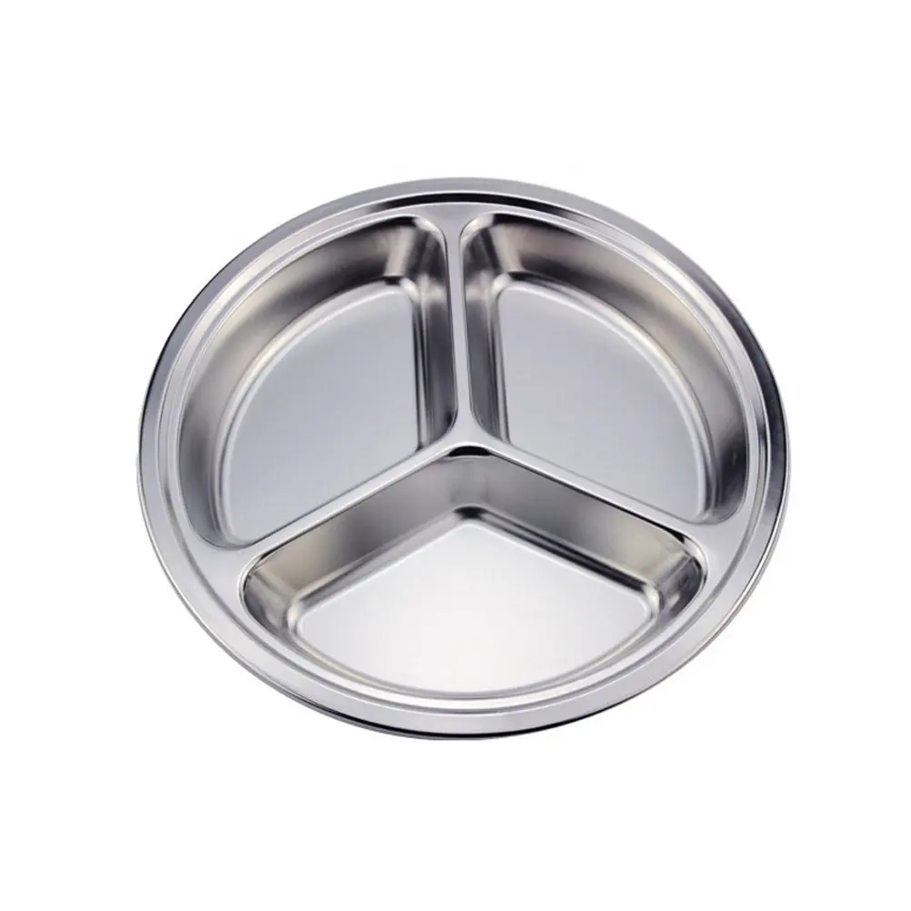 Divided Dish Tableware Dinner Plate 3 Sections 10 Inchin Dishes