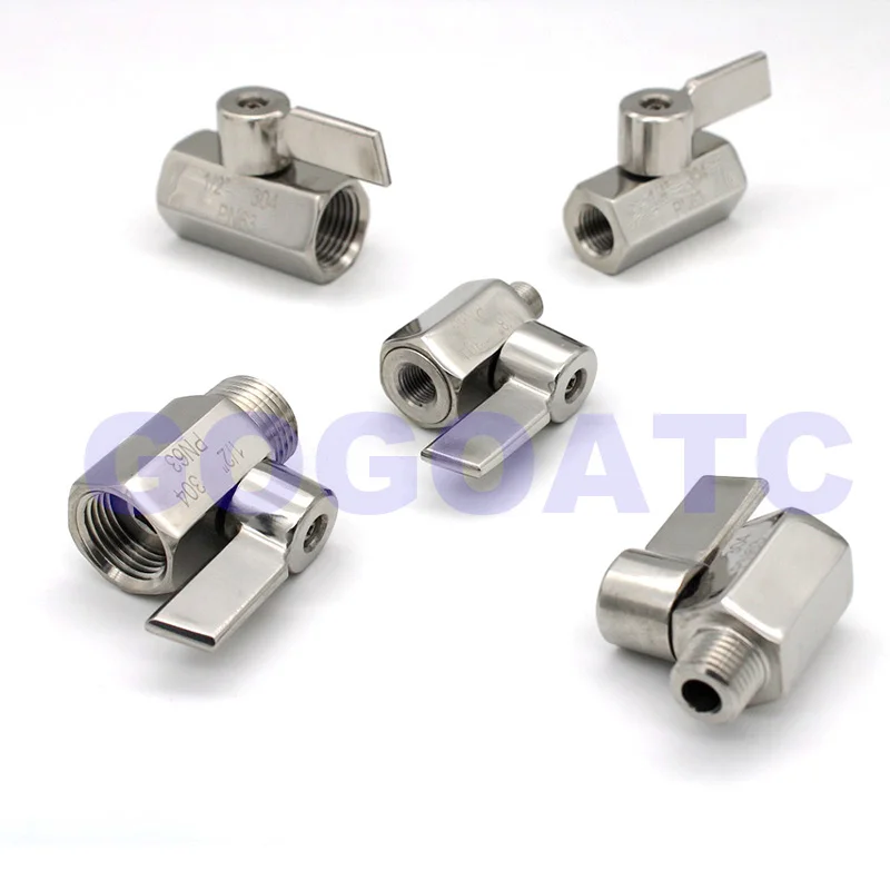 Specification : 1/2, Thread Type : BSPP NO-LOGO SUOFEILAIMU-Valve 1Pcs 1/8 1/4 3/8 1/2 Inch Female BSP NPT SS304 316 Kitchen Tube Manual Handle Switch Oil Gas Compressor Valves Ball Valve Specification : 1/2, Thread Type : BSPP NO-LOGO SUOFEILAIMU-Valve 1Pcs 1/8 1/4 3/8 1/2 Inch Female BSP NPT SS304 316 Kitchen Tube Manual Handle Switch Oil Gas Compressor Valves Ball Valve