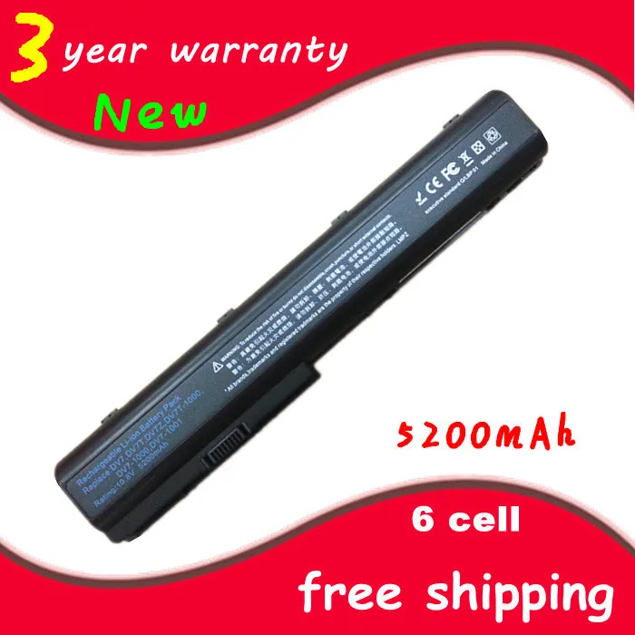 

Laptop battery for HP HDX X18 DV7 DV7-1100 DV7-1200 DV7-2000 DV7-2100 DV7-1000 DV7T-1000 DV7-2200 DV7-3000 DV7-3100 DV7T DV7Z