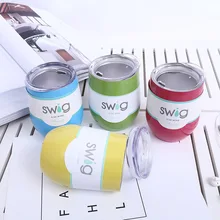 

Swig Wine Cup Champagne Beer 9oz With Lids Termos Stemless Flute Rose Gold Stainless Swig Tumbler Thermos Vacuum Flask Insulated