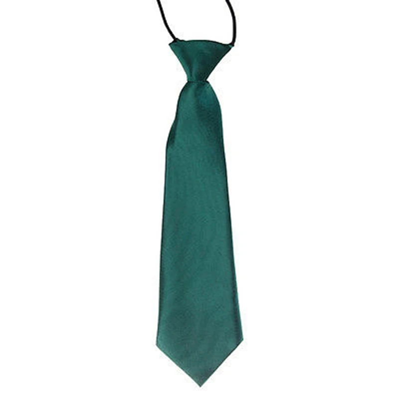 Детская одежда для маленьких мальчиков; классические 26 однотонные Цвет Регулируемый эластичный ошейник с "бабочкой" Детские шейный галстук W729 - Цвет: Dark Green
