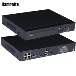 Hamrolte H.264 4CH xmeye 48 В Вход PoE NVR Full HD 1080 P для IEEE802.3af 48 В POE IP Камера, обнаружение движения, телефон доступа удаленного