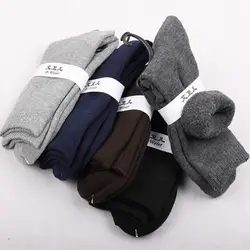 Лидер продаж 2016 года хлопок толстые теплые носки для мужчин женщин носки для девочек осень зима короткие носки