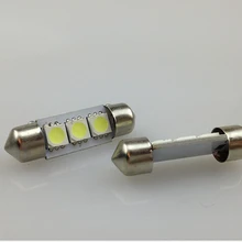 100X39 мм C5W гирлянда 3SMD Автомобильный светодиодный свет 3 светодиодный S SMD 5050 светодиодный фара лампы