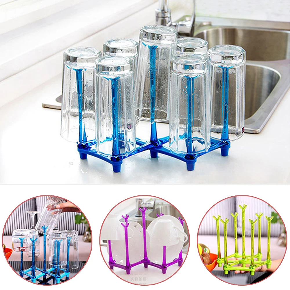 Multifunctional Useful Foldable Capacity Drying Rack Cup Grass Munchkin