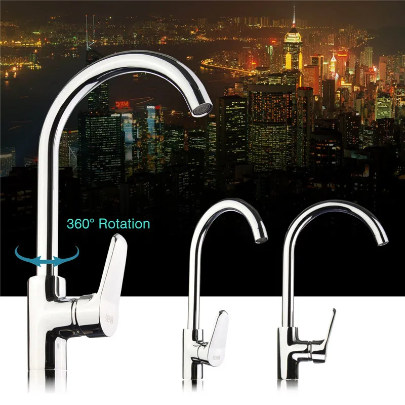 

New bath Basin Kitchen Mixer Faucet Copper Sink 360 Degree Tap Bathroom Basin Tap