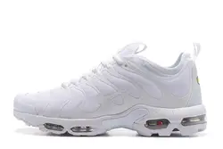 Мужские кроссовки для бега Nike Air Max Plus оригинальные мужские кроссовки для бега дышащие кроссовки спортивные Nike Air Max Plus Tn обувь мужские белые