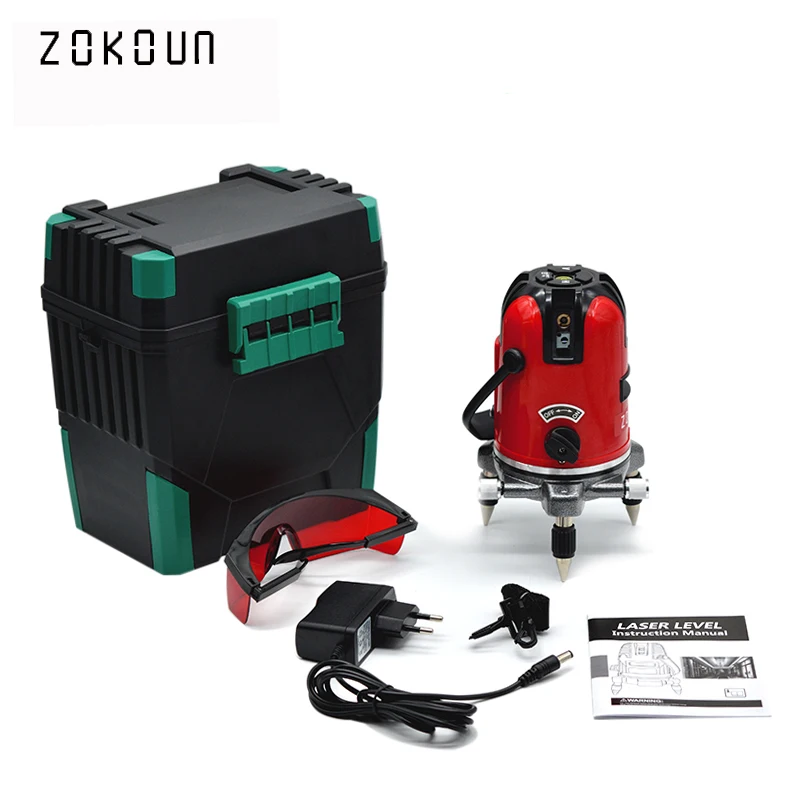 ЕС plug red 5 линий 6 очков наливные 360 Поворотный крест линия лазерный уровень наклона слэш и детектор открытый режим ЕС plug red 5 линий 6 очков наливные 360 Поворотный крест линия лазерный уровень наклона слэш и детектор открытый режим