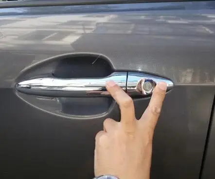 

For KIA RIO MK3 Sedan 2012 2013 2014 2015 2016 2017 New Chrome Car Door Handle Cover Trim Sticker Accessories Free Shipping