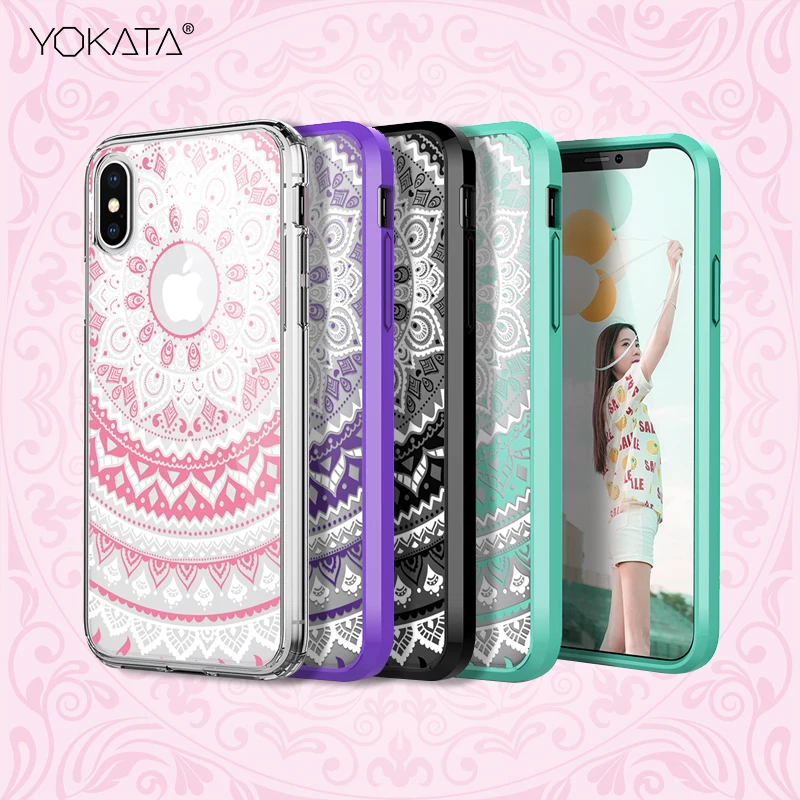 Прозрачный Жесткий Тонкий милый чехол из поликарбоната для iphone X 8 7 6 6s plus 5