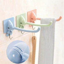 Для домашнего использования крючок-вешалка настенный Многоцелевой Кухня Ванная комната Органайзер Холодильник Дверь присоска крюк