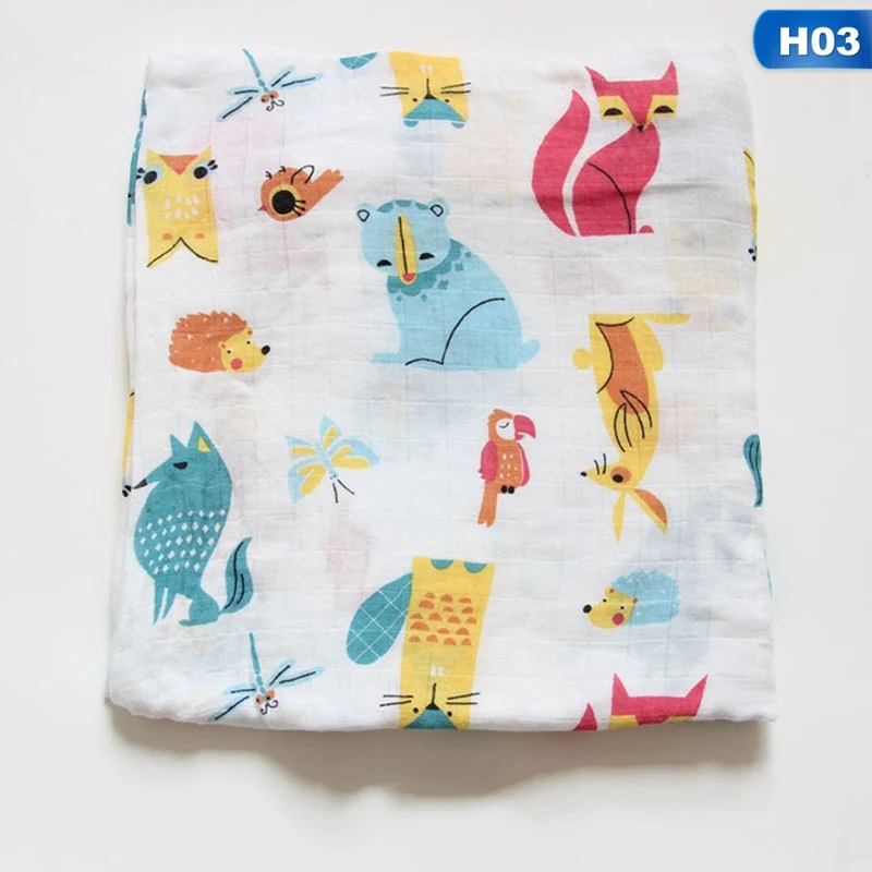 1 шт бамбуковое волокно хлопок детские пеленает мягкие одеяла для новорожденных банное марли младенческой спальные принадлежности чехол