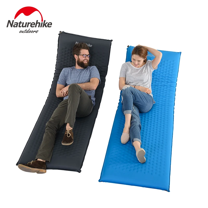 New released Nature hike Sponge Foams inflation Mattress Moisture-proof Pad Sleeping Pad Outdoor Camping Mat Picnic Pads