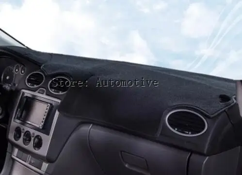 Хорошо подходит для Ford Focus 2 MK2 для леворульных автомобилей 2005-2007 2008 2009 2010 2011 приборной панели крышки Dashmat Даш Мат Pad козырек от солнца приборная панель Крышка