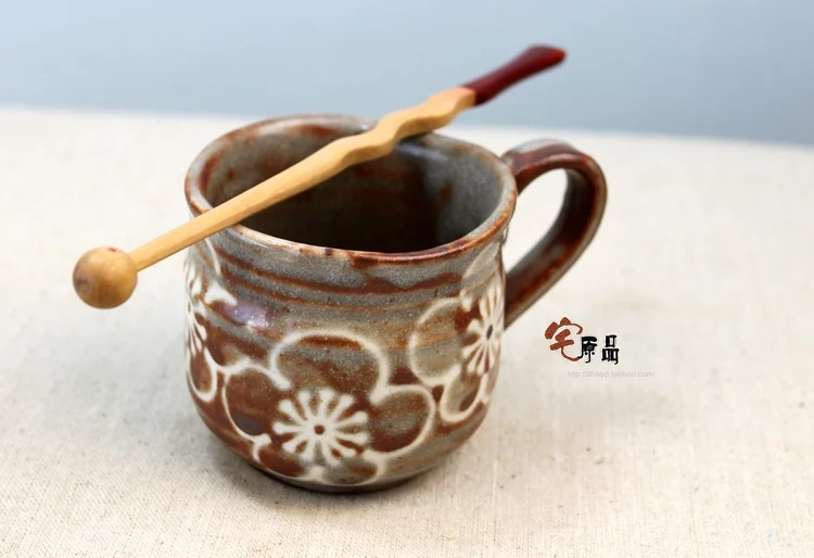 [Дом] продукт экспортируется в Японию ручной работы деревянная палочка для перемешивания чая круглая деревянная палочка для размешивания кофе