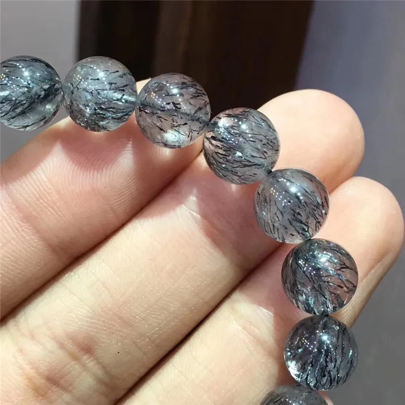 Natural Black Currant Super 7 Melody Quartz Fashion Bracelet (2)