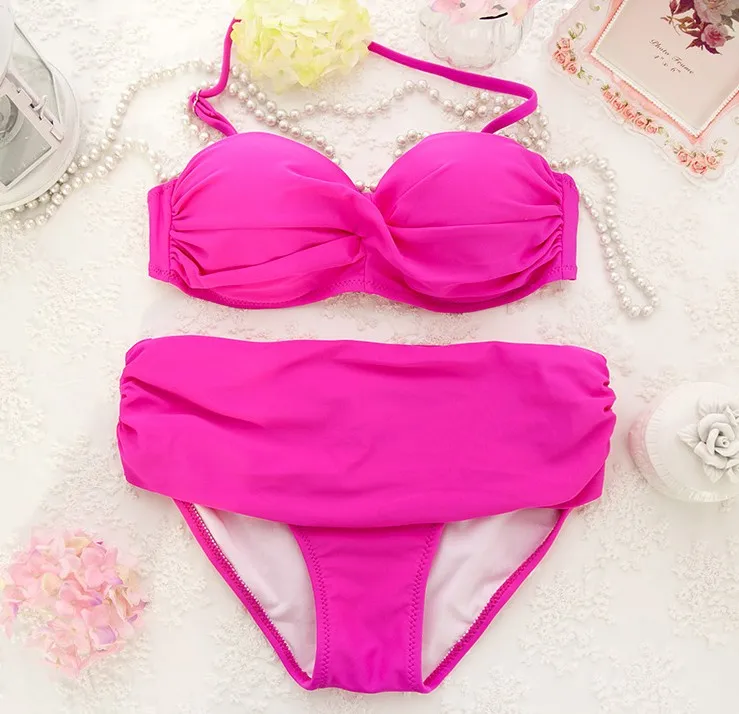 High quality Sexy Woman Swimsuits G String Bikini Swimwear Bikinis Push