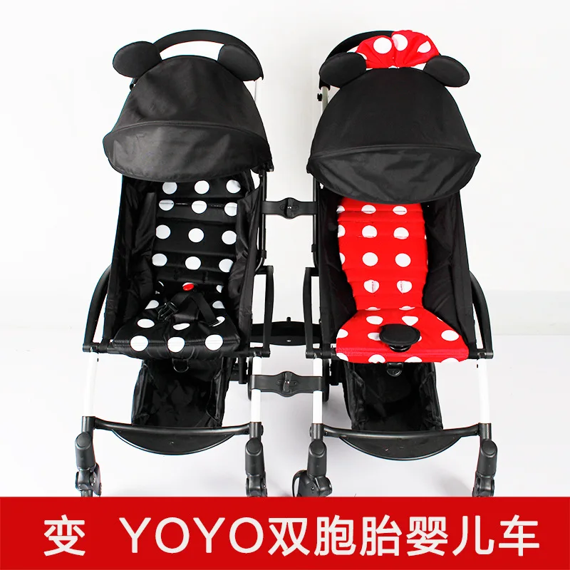 3 шт. муфта Буш вставить в коляски для babyzen yoyo маленьких yoya Plus соединитель коляски адаптер сделать йо-йо в Коляска для близнецов