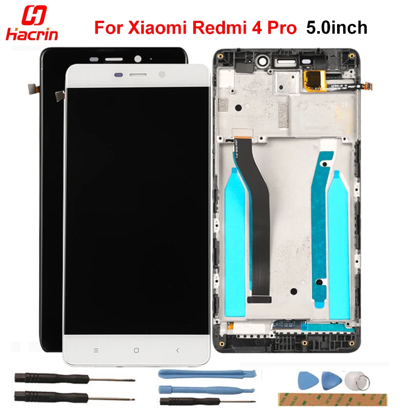 ЖК экран для Xiaomi Redmi 4 Pro дисплей + сенсорный с рамкой качества AAA без битых пикселей