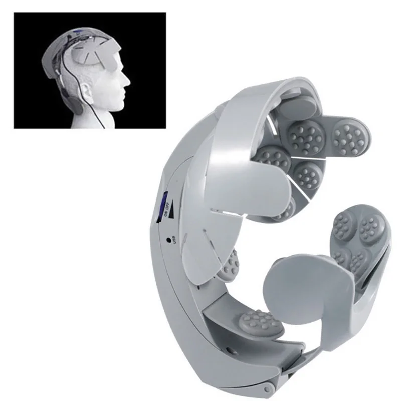 New Electric Head Massager Spa Relax Acupuncture Scalp Points Head