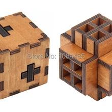 2 шт./партия 3D головоломка деревянная игра-головоломка для взрослых и детей