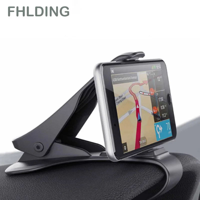 

Universal Car Phone Clip Holder for below 6.5 inches Device Dashboard Easy Mount Stand Car Phone Holder GPS Display Bracket