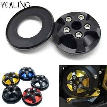 

Motorcycle Parts CNC Aluminum engine protective protect plug cover engine plug For yamaha YZF-R3 YZFR3 YZF R3 2015 2016 15 16