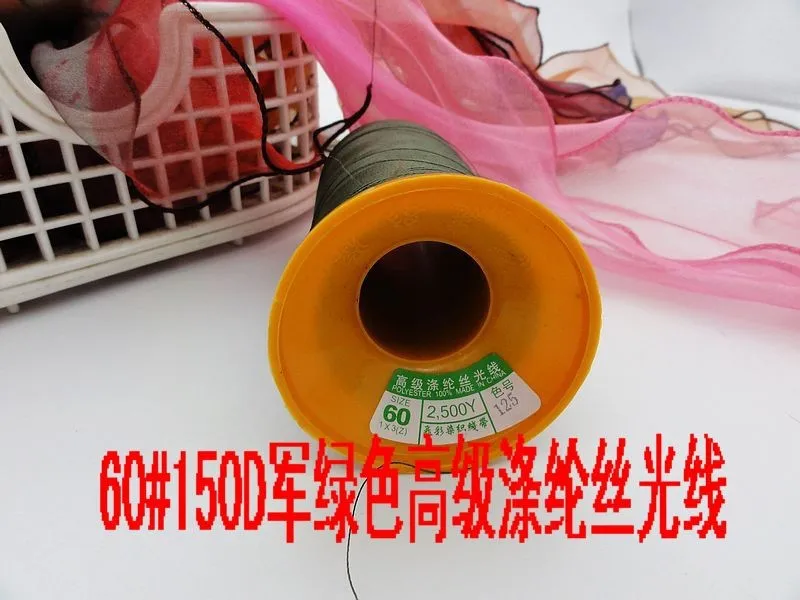Новое поступление 60# 150D 2 шт зеленая нить для шитья из полиэстера прочная и прочная швейная нить для ручные приспособления